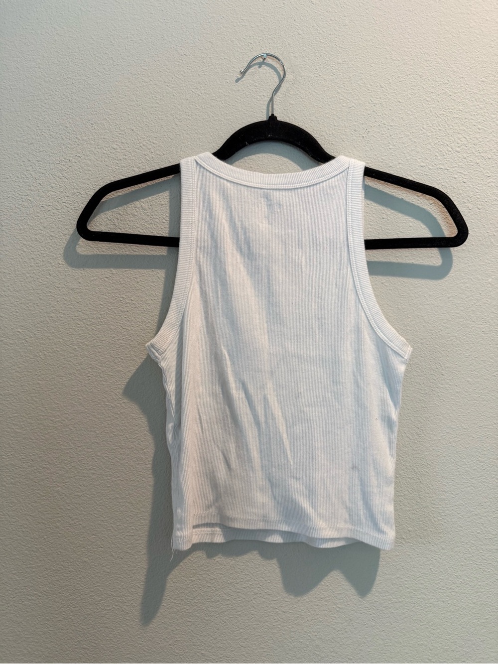 Hollister Light Gray Ribbed Tank Top - Picture 4 of 4